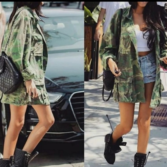 Vintage Jackets & Blazers - Rare Vintage Military Issue Army Camo Jacket XS